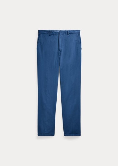 Pantalones De Traje Polo Ralph Lauren Hombre Azules - Stretch Chino - OJYRU2975